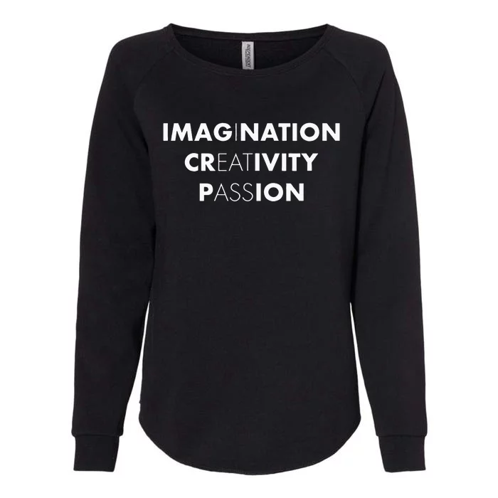 Imagination Creativity Passion I Eat Ass Funny Adult Pun Womens California Wash Sweatshirt