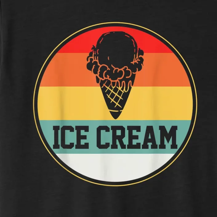 Ice Cream Retro Summer Treats Frozen Food Cone ChromaSoft Performance T-Shirt