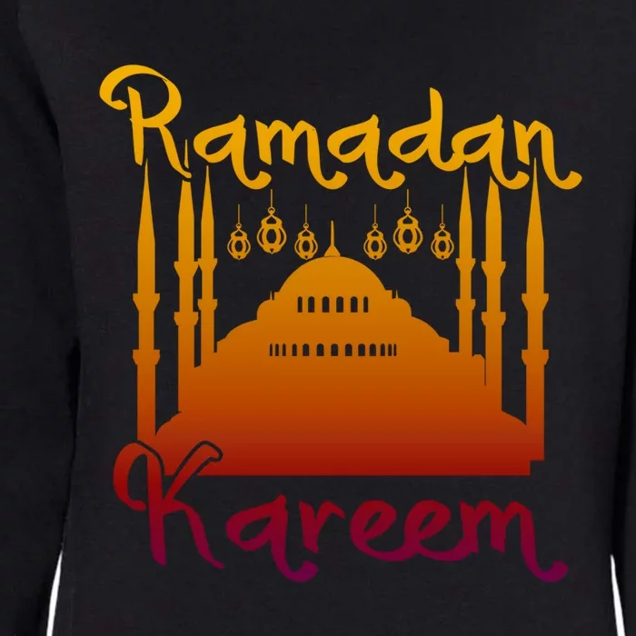 Islamic Celebration Ramadan Kareem Islam Arabic Ramadan Gift Womens California Wash Sweatshirt