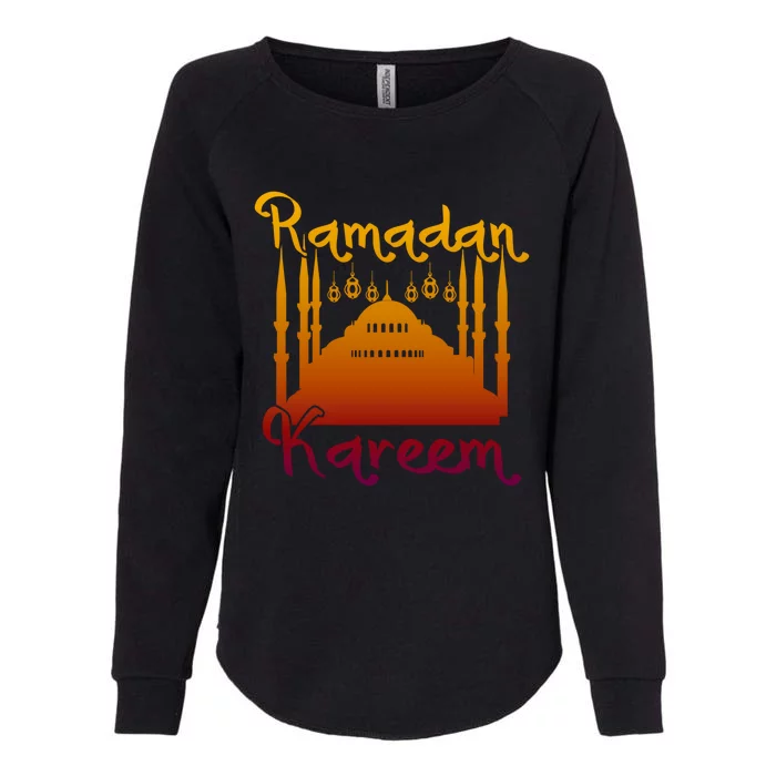 Islamic Celebration Ramadan Kareem Islam Arabic Ramadan Gift Womens California Wash Sweatshirt