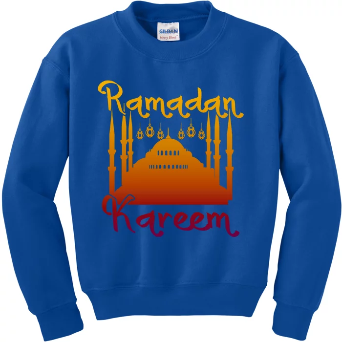 Islamic Celebration Ramadan Kareem Islam Arabic Ramadan Gift Kids Sweatshirt