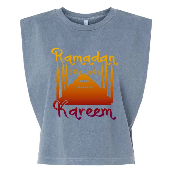 Islamic Celebration Ramadan Kareem Islam Arabic Ramadan Gift Garment-Dyed Women's Muscle Tee