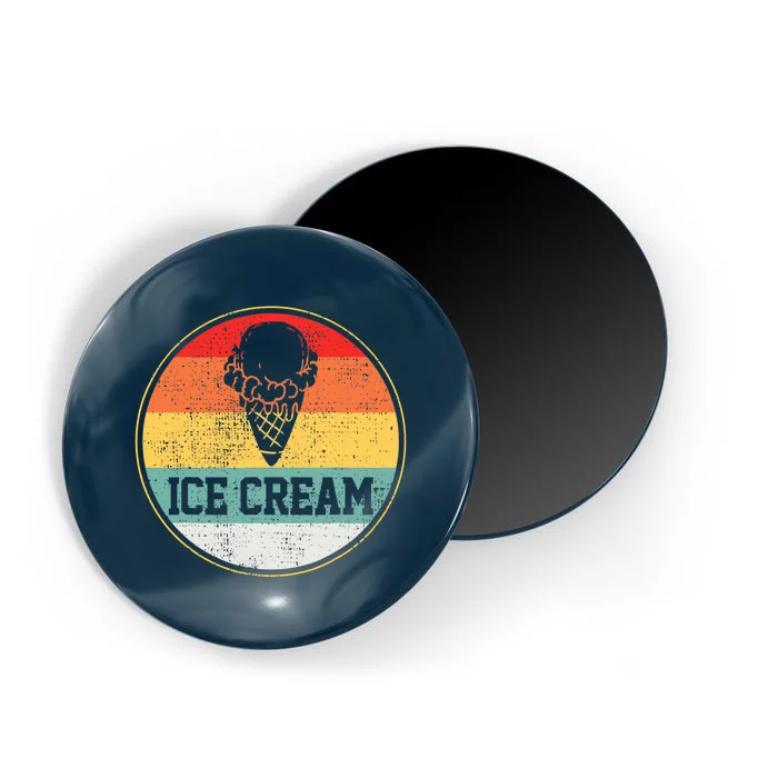 Ice Cream Retro Vintage Summer Treats Cone Cool Tee Magnet