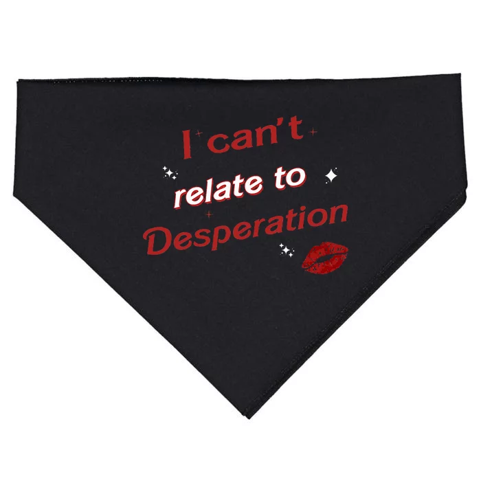 I Can’T Relate To Desperation Sabrina First Name USA-Made Doggie Bandana