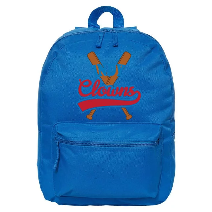 Indianapolis Clowns Retro Indy Baseball Fan Gift Idea Gift 16 in Basic Backpack