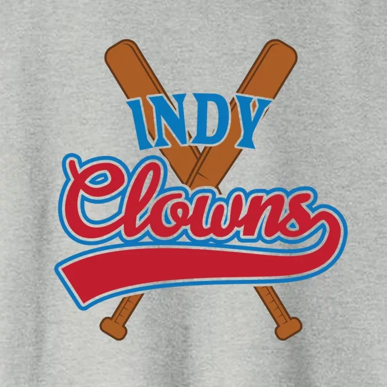 Indianapolis Clowns Retro Indy Baseball Fan Gift Idea Gift Women's Crop Top Tee