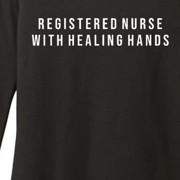 Israella Cincinsoko Registered Nurse With Healing Hands Womens CVC Long Sleeve Shirt