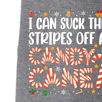 I Can Suck The Stripes Off A Candy Cane Funny Christmas Xmas Funny Gift Doggie 3-End Fleece Hoodie