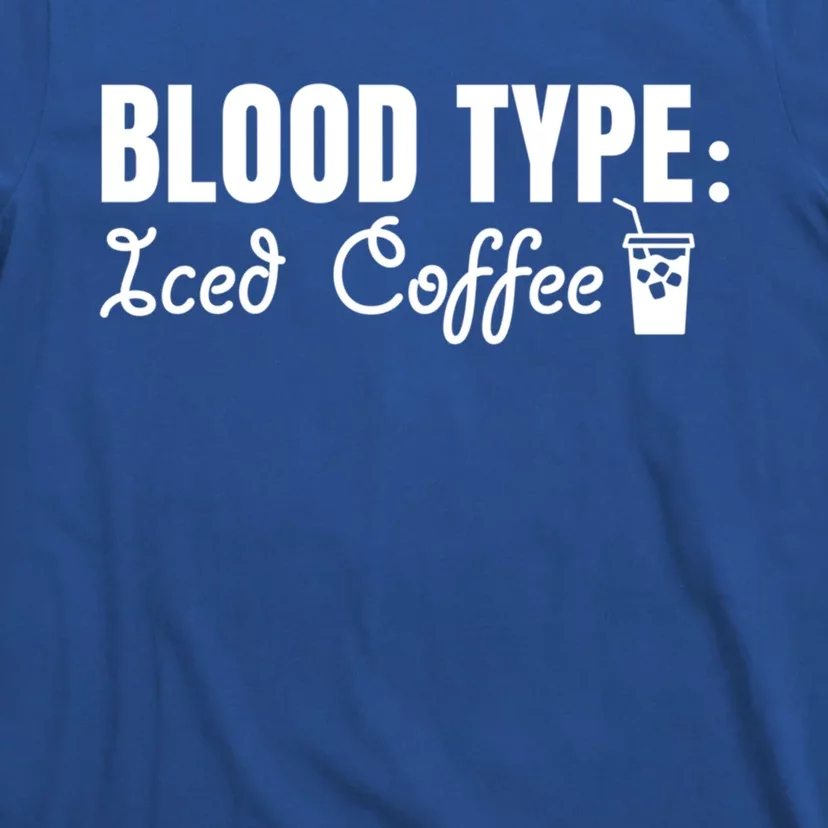 Iced Caffeine S Lovers Nurse Funny Iced Coffee Addict Gift T-Shirt