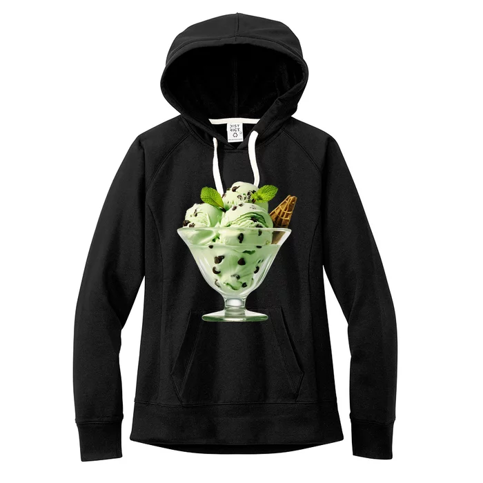 Ice Cream Softball & Baseball Women's Fleece Hoodie