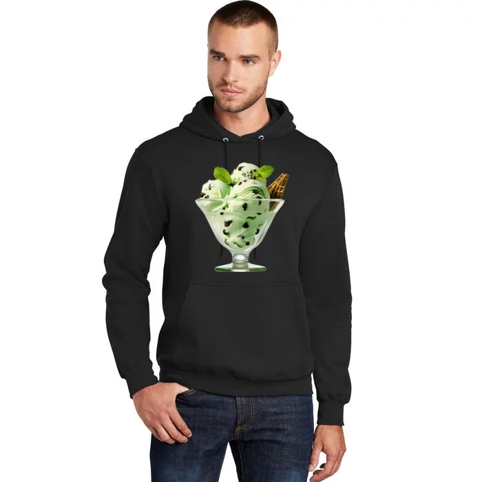 Ice Cream Softball & Baseball Tall Hoodie