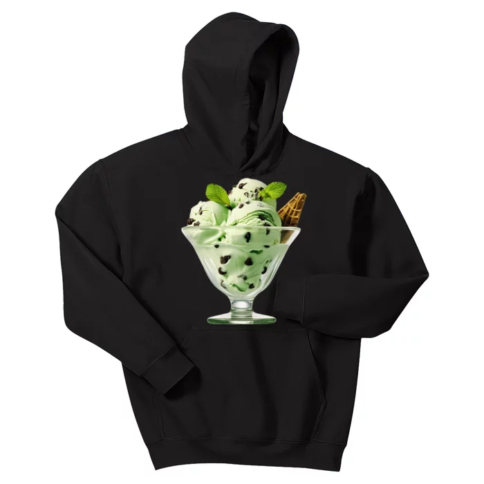 Ice Cream Softball & Baseball Kids Hoodie