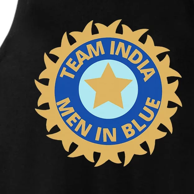 Indian Cricket Supporters India Cricket Fans Ladies Tri-Blend Wicking Tank