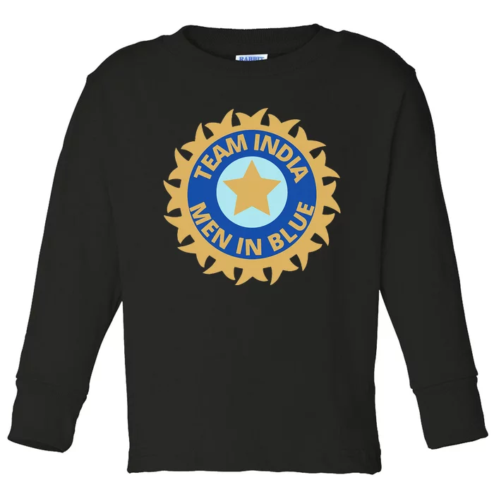 Indian Cricket Supporters India Cricket Fans Toddler Long Sleeve Shirt