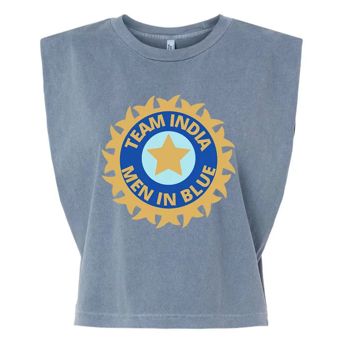 Indian Cricket Supporters India Cricket Fans Garment-Dyed Women's Muscle Tee