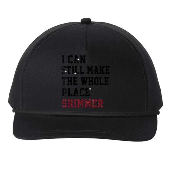 I Can Still Make The Whole Place Shimmer Disco Ball Snapback Five-Panel Rope Hat