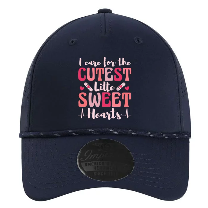 I Care Sweet Hearts Retro Groovy Valentines Day For Nurse Performance The Dyno Cap