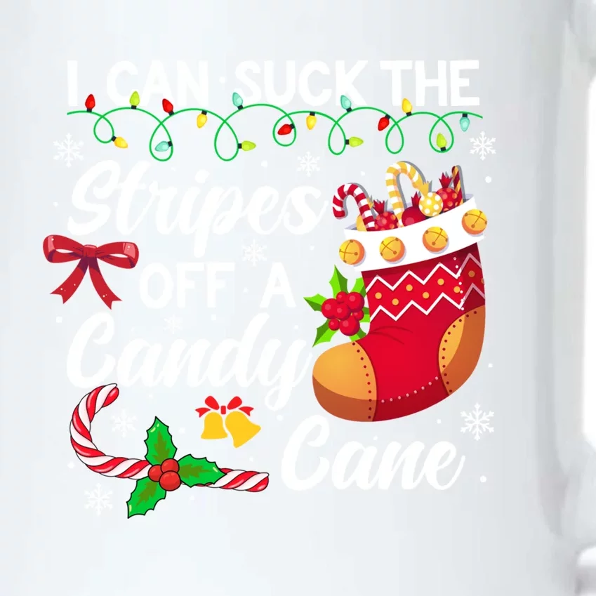 I Can Suck The Stripes Off A Candy Cane Christmas Naughty Gift Black Color Changing Mug