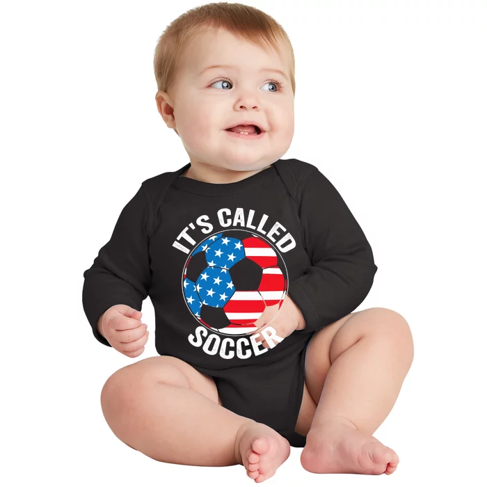 Its Called Soccer Baby Long Sleeve Bodysuit