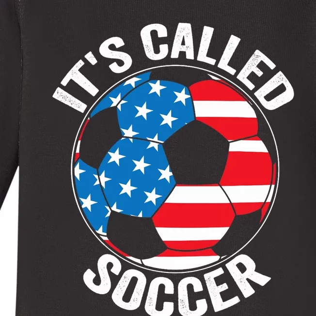 Its Called Soccer Baby Long Sleeve Bodysuit