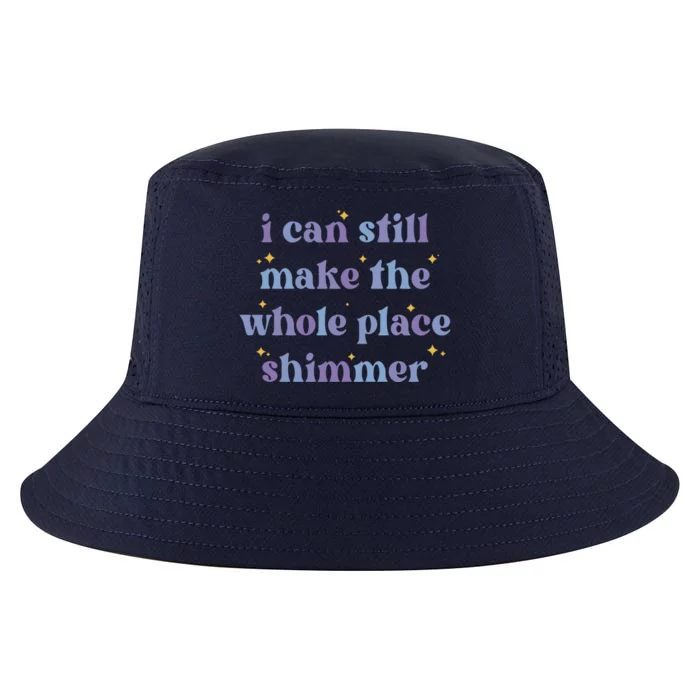 I Can Still Make The Whole Place Shimmer Retro Purple Cool Comfort Performance Bucket Hat