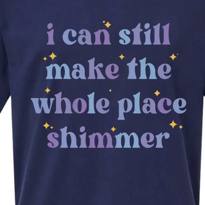 I Can Still Make The Whole Place Shimmer Retro Purple Sueded Cloud Jersey T-Shirt