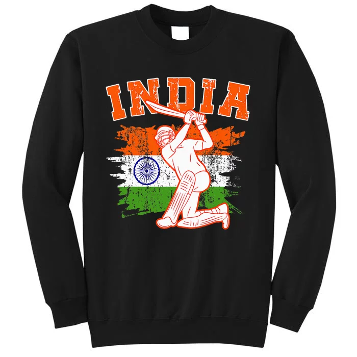 India Cricket Supporters Jersey Indian Cricket Fans Tall Sweatshirt