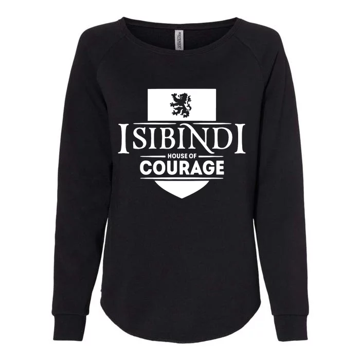 Isibindi Courage School Spirit Courageous Green Womens California Wash Sweatshirt