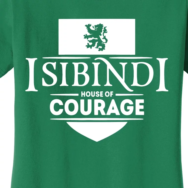 Isibindi Courage School Spirit Courageous Green Women's T-Shirt