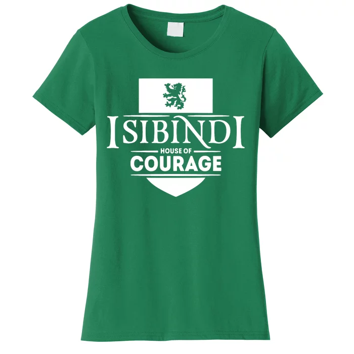 Isibindi Courage School Spirit Courageous Green Women's T-Shirt