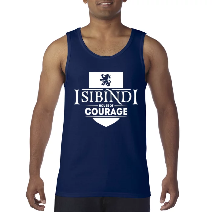 Isibindi Courage School Spirit Courageous Green Tank Top