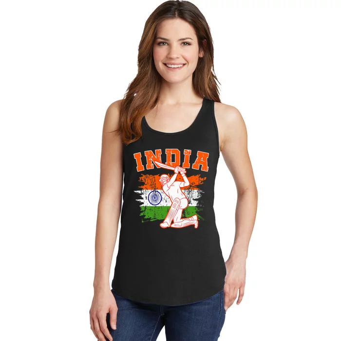 India Cricket Supporters Jersey Indian Ladies Essential Tank