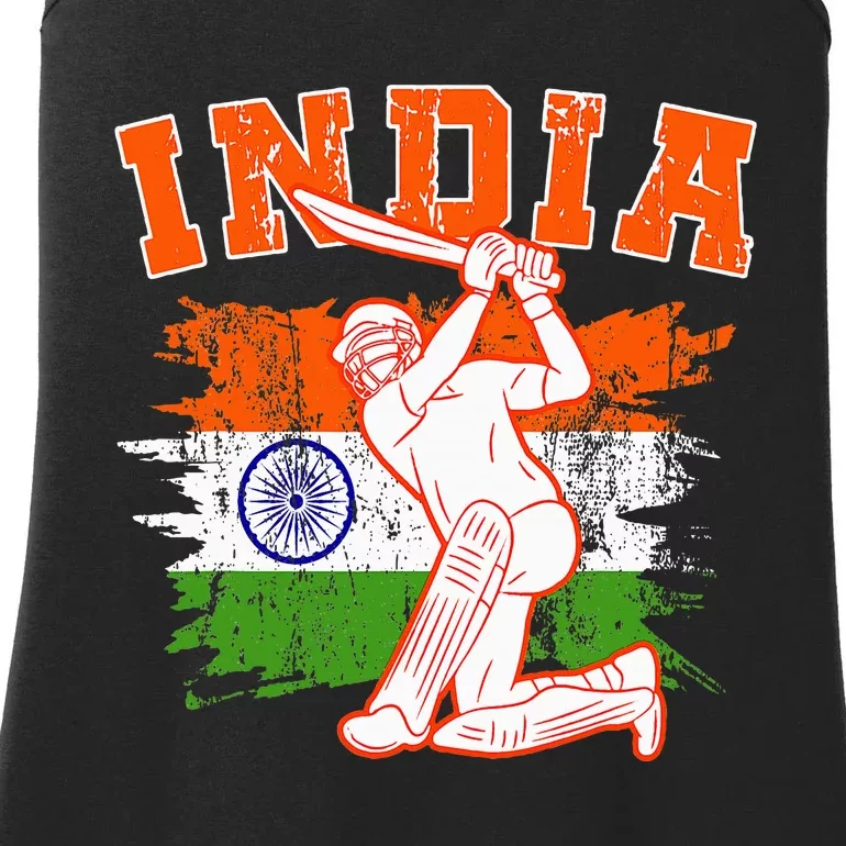 India Cricket Supporters Jersey Indian Ladies Essential Tank