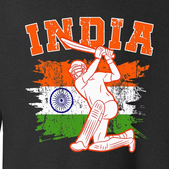 India Cricket Supporters Jersey Indian Toddler Sweatshirt