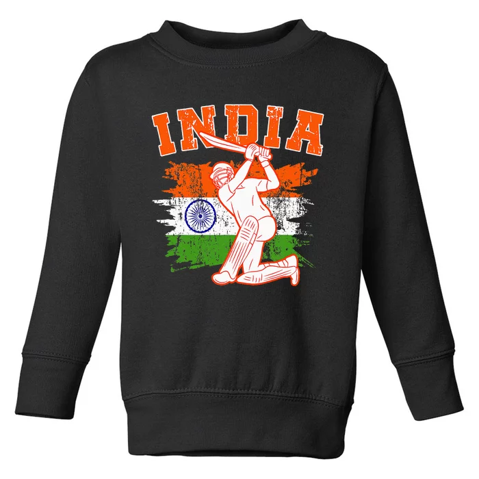 India Cricket Supporters Jersey Indian Toddler Sweatshirt