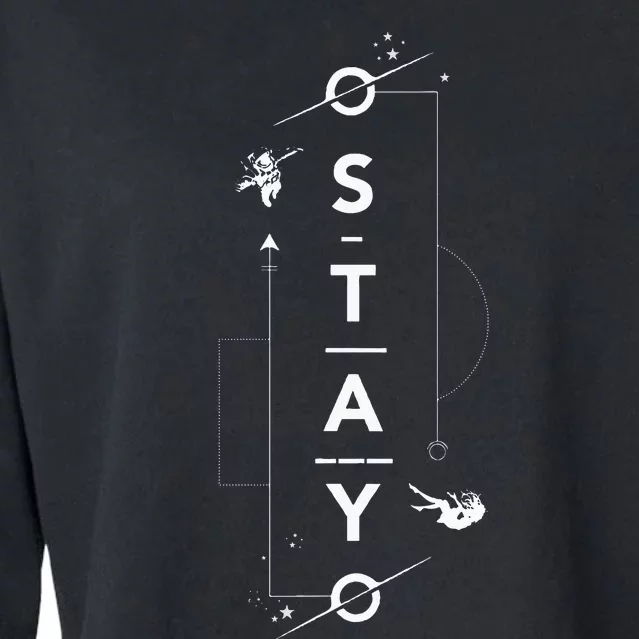 Interstellar Couple Stay Cropped Pullover Crew