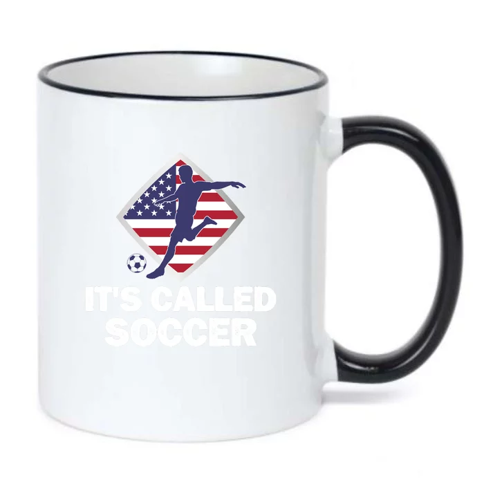 It's Called Soccer World Usa Football Cup Black Color Changing Mug