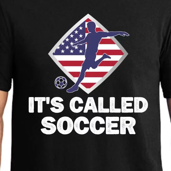 It's Called Soccer World Usa Football Cup Pajama Set