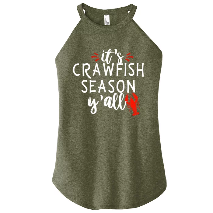 Its Crawfish Season Yall Boil Gift Cute Gift Women’s Perfect Tri Rocker Tank