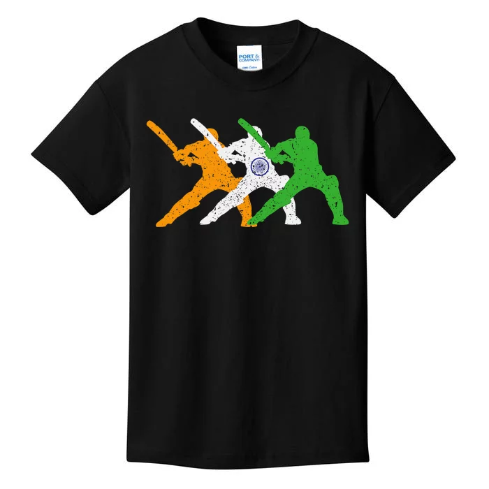 Indian Cricket Supporters Jersey India Cricket Fans Kids T-Shirt