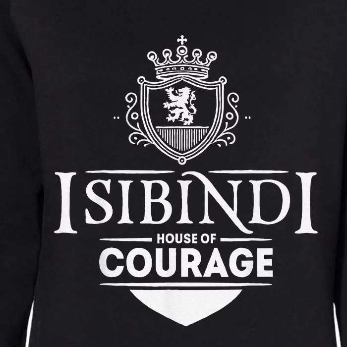 Isibindi Courage School Spirit Courageous Green Womens California Wash Sweatshirt