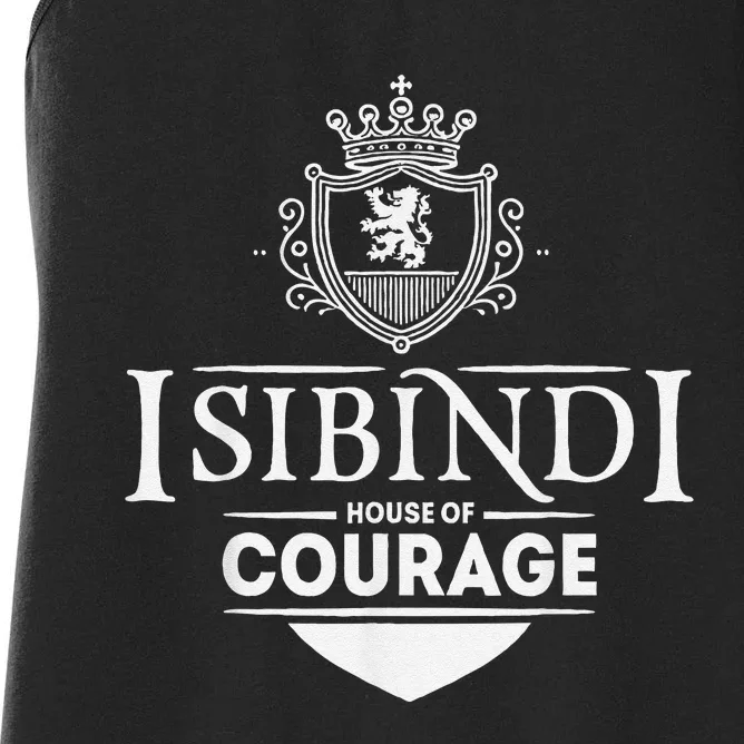 Isibindi Courage School Spirit Courageous Green Women's Racerback Tank