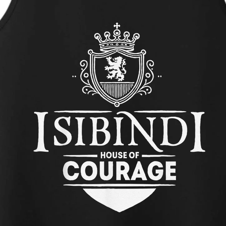 Isibindi Courage School Spirit Courageous Green Performance Tank