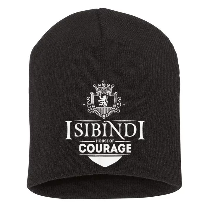 Isibindi Courage School Spirit Courageous Green Short Acrylic Beanie