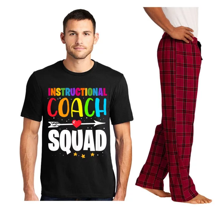 Instructional Coach Squad Teacher Back To School Matching Pajama Set