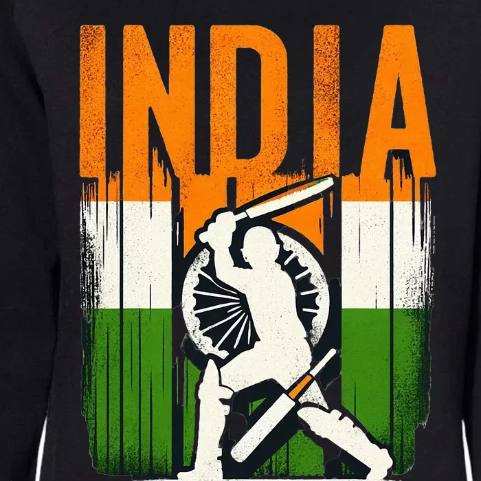 India Cricket Supporters Jersey Indian Cricket Fans Womens California Wash Sweatshirt