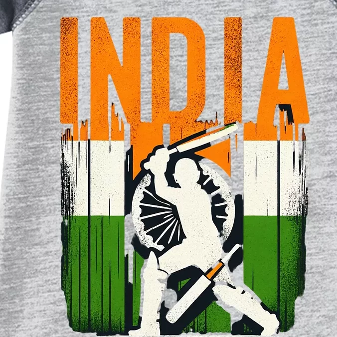 India Cricket Supporters Jersey Indian Cricket Fans Infant Baby Jersey Bodysuit