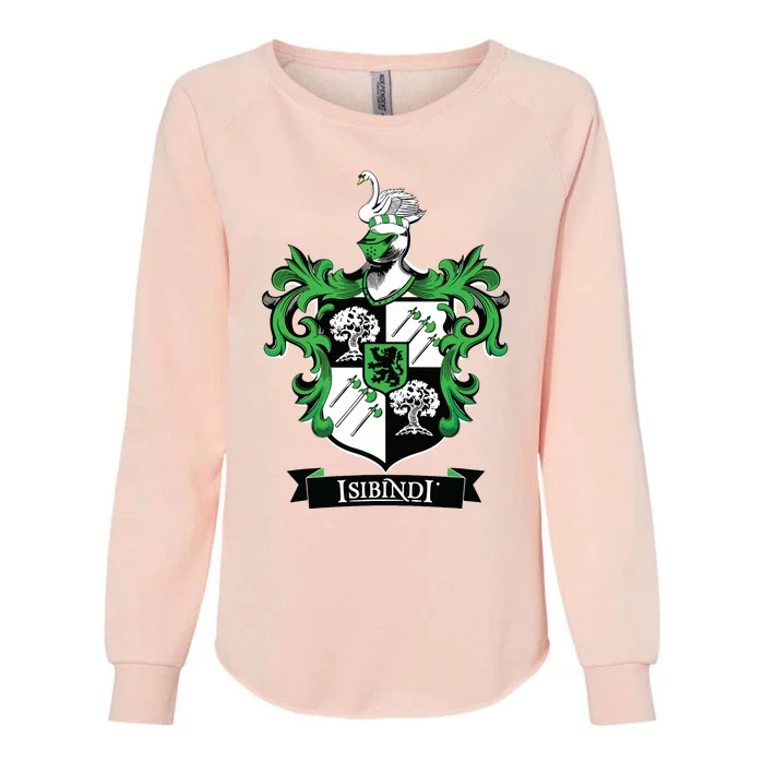 Isibindi Courage School Spirit Courageous Green Womens California Wash Sweatshirt