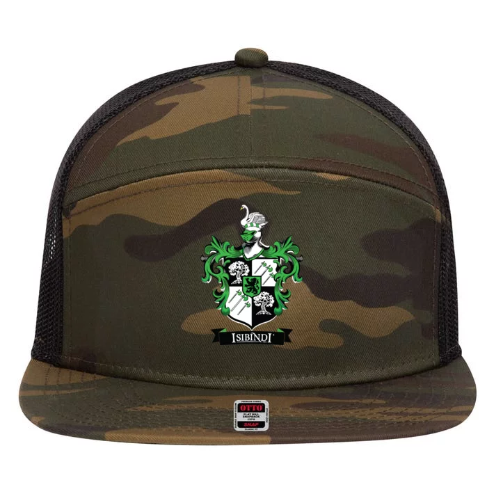 Isibindi Courage School Spirit Courageous Green 7 Panel Mesh Trucker Snapback Hat