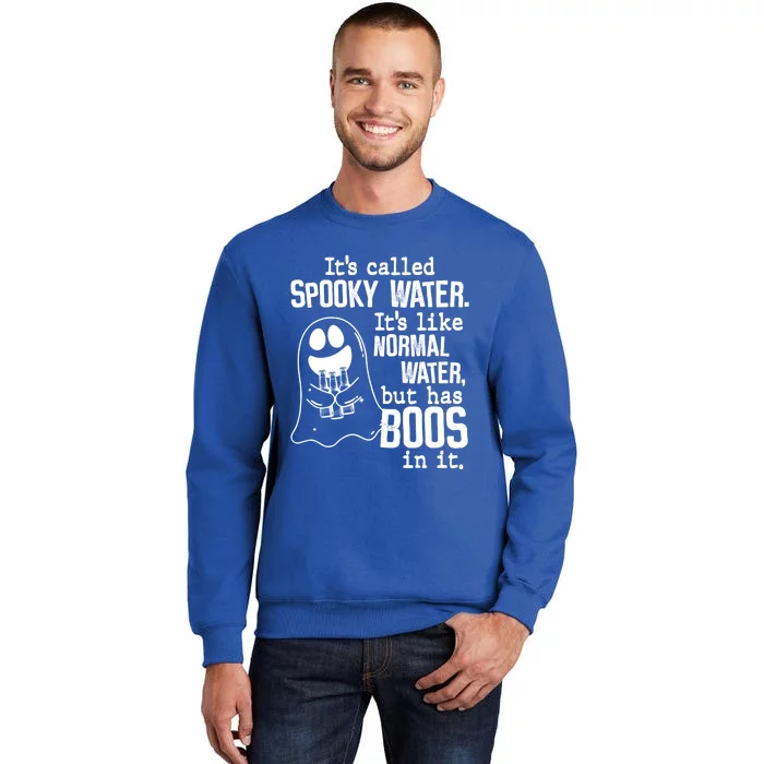 It's Called Spooky Water It's Like Normal Water But Has Boos Funny Gift Sweatshirt